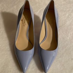 Robins egg light Blue pump. 7b worn once and no damage. Excellent shape